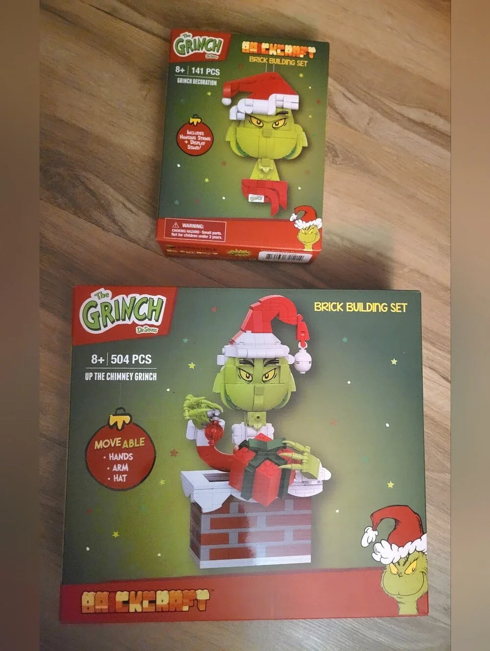 Grinch Brickcraft Building Bundle Of 2